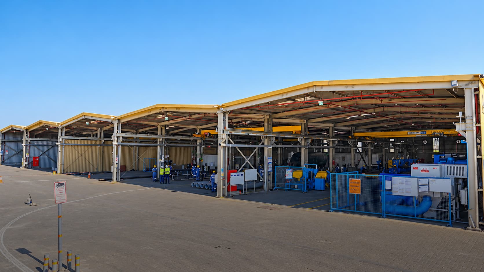 PESCO Industries' fabrication sheds at ICAD III, Mussafah